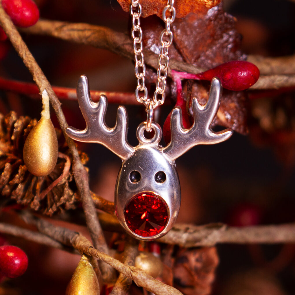 Rudolph crystal pendant