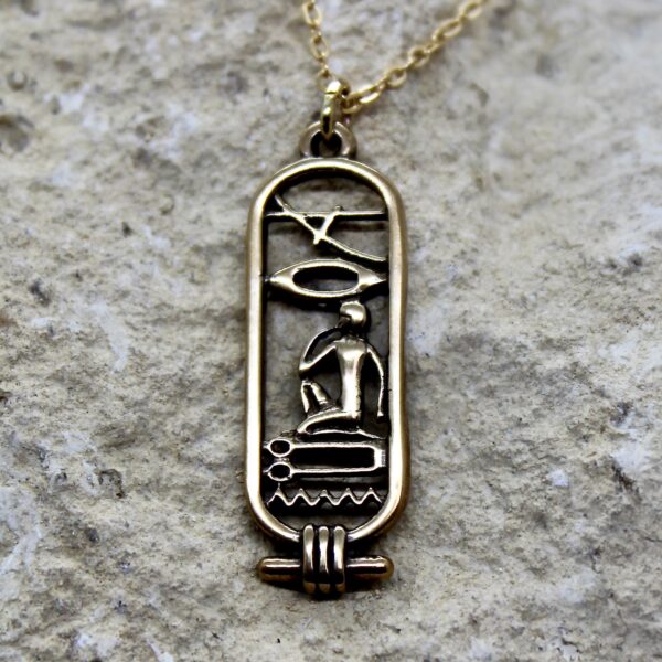 Egyptian Love Cartouche Pendant