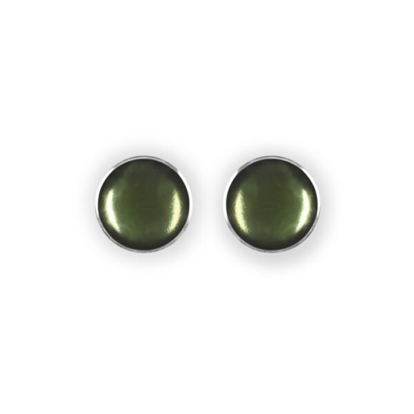 Cabouchon Stud Earrings - Everglade