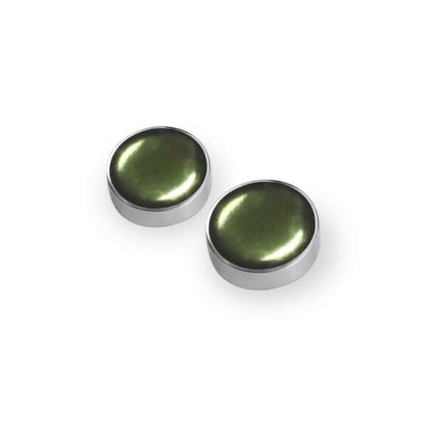 Cabouchon Stud Earrings - Everglade