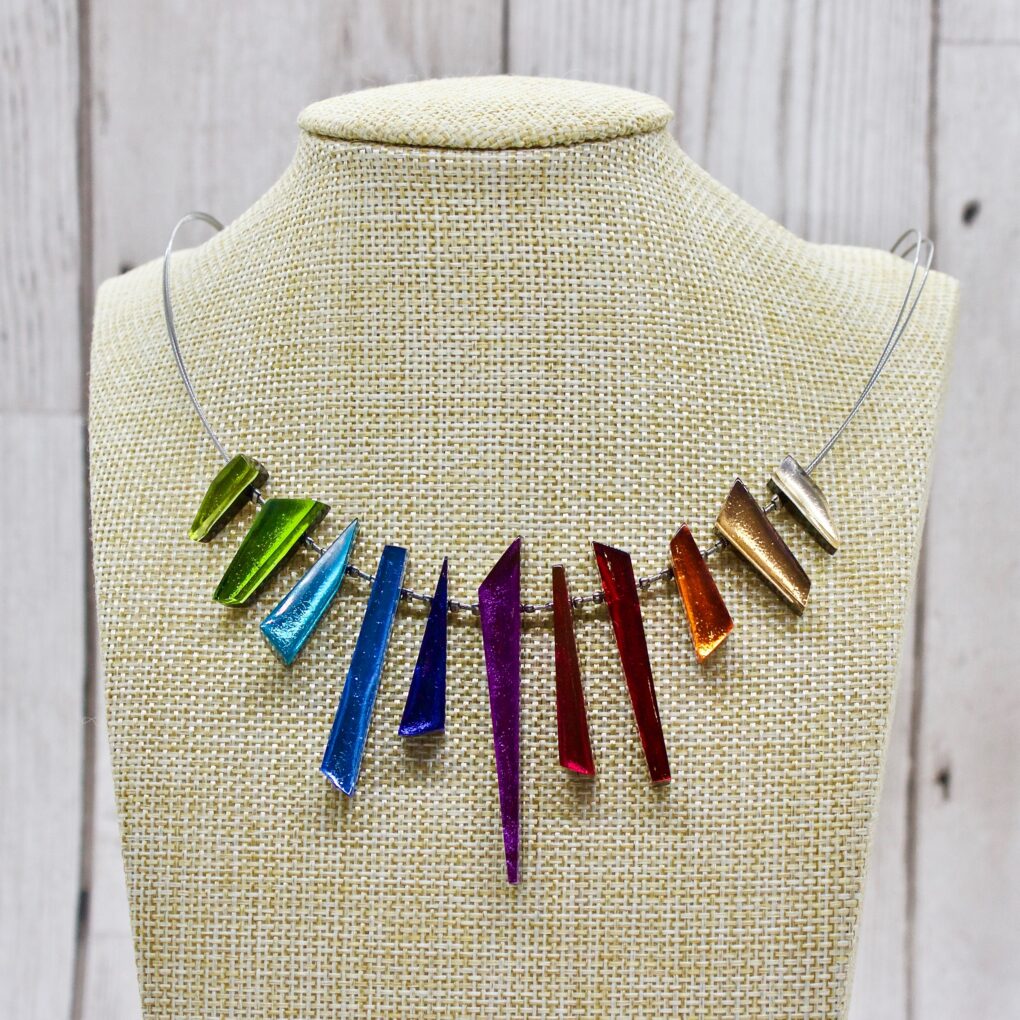 Icicle Necklace – Rainbow