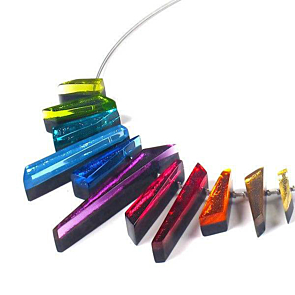 Icicle Necklace - Rainbow
