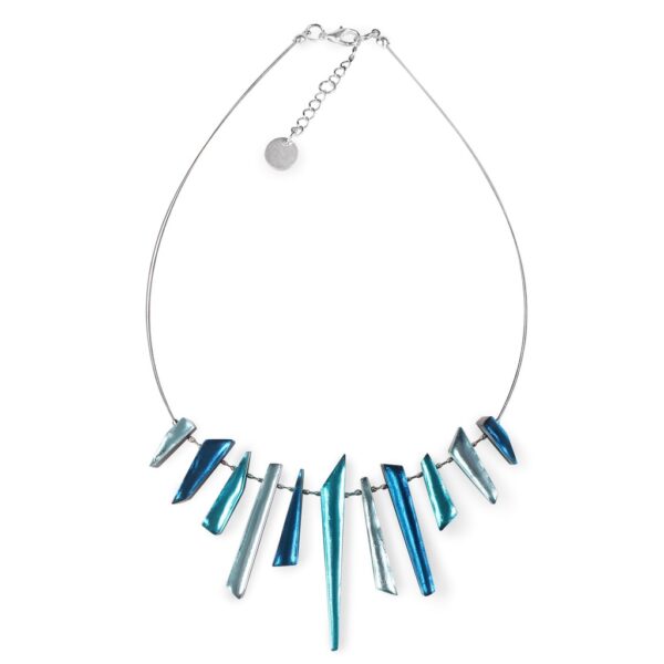  Icicle Necklace Teal