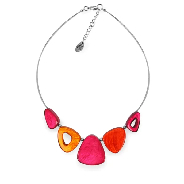 Eclectic Triangle Necklace - St Tropez
