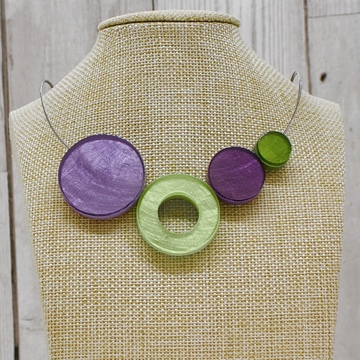Eclectic Circles Necklace - Nessie