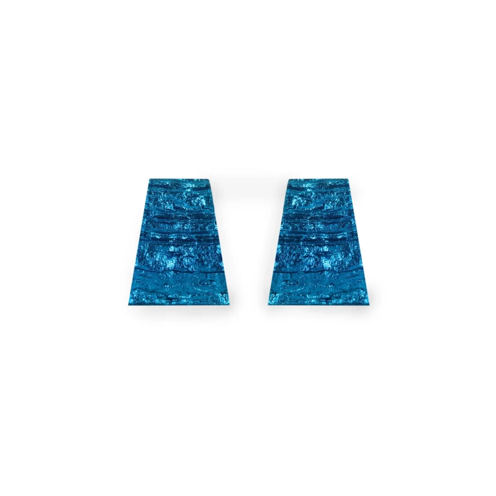 Aztec Stud Earrings - Turquoise