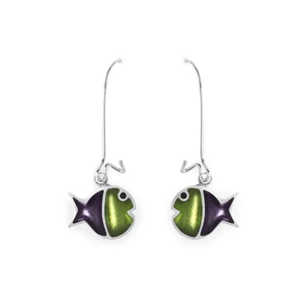 Bubble Fish Earrings - Sherbet